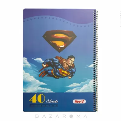 دفتر نقاشی 40 برگ طرح سوپرمن
