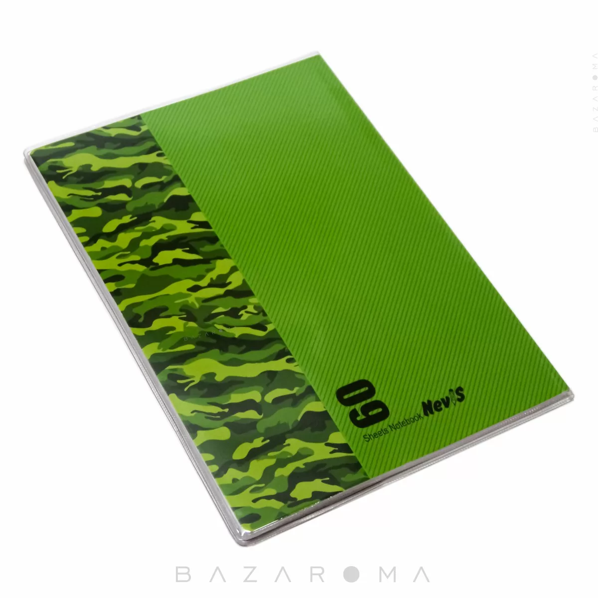 دفتر 60 برگ مجلد 6 رنگ سبز