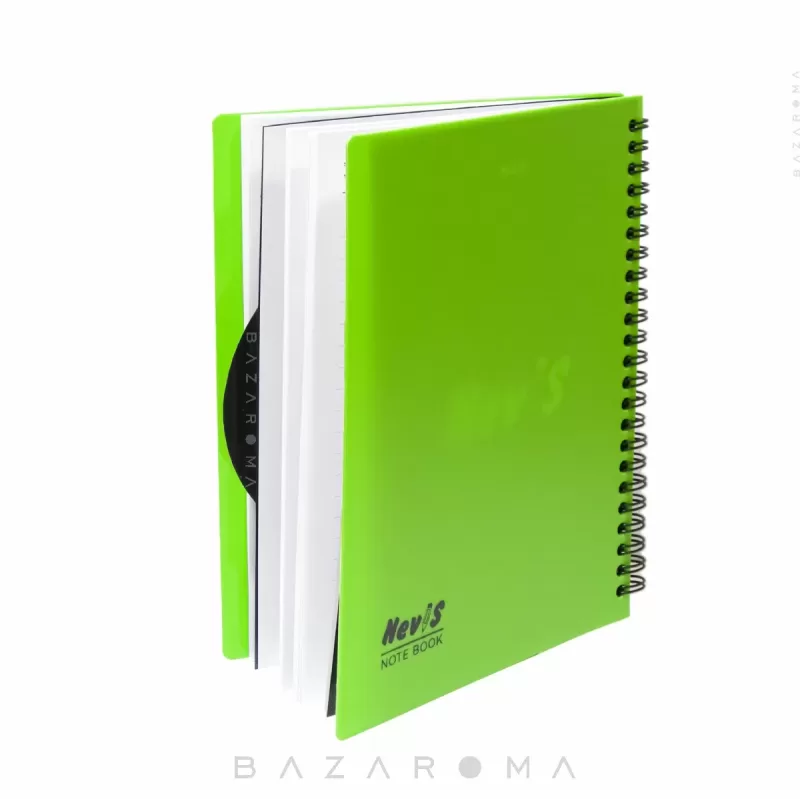 دفتر یادداشت 100 برگ سایز رقعی سبز