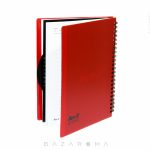 دفتر یادداشت 100 برگ سایز رقعی قرمز