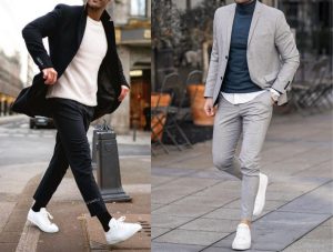 چه نوع کفش های کتانی را می توانید با کت و شلوار بپوشید