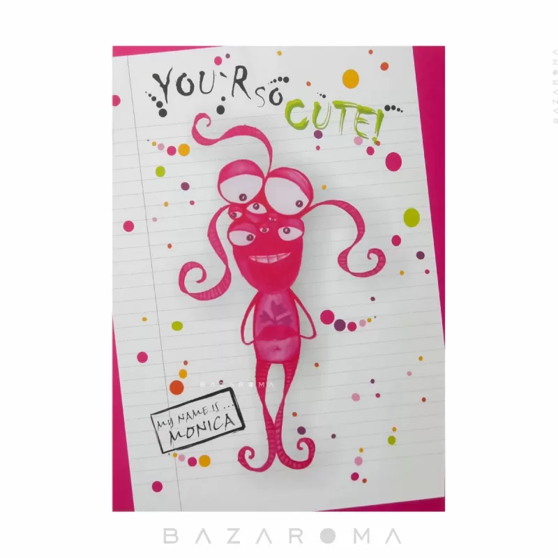 خرید کارت پستال فانتزی طرح You are cute