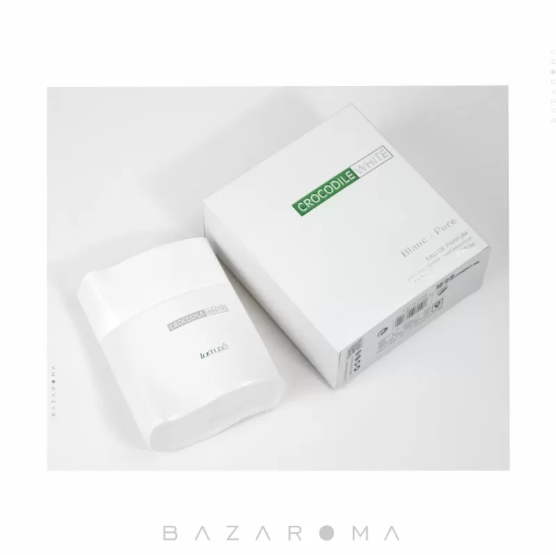 -ادکلن لاموس کروکودیل وایت Lamuse crocodile white- بازاروما bazaroma