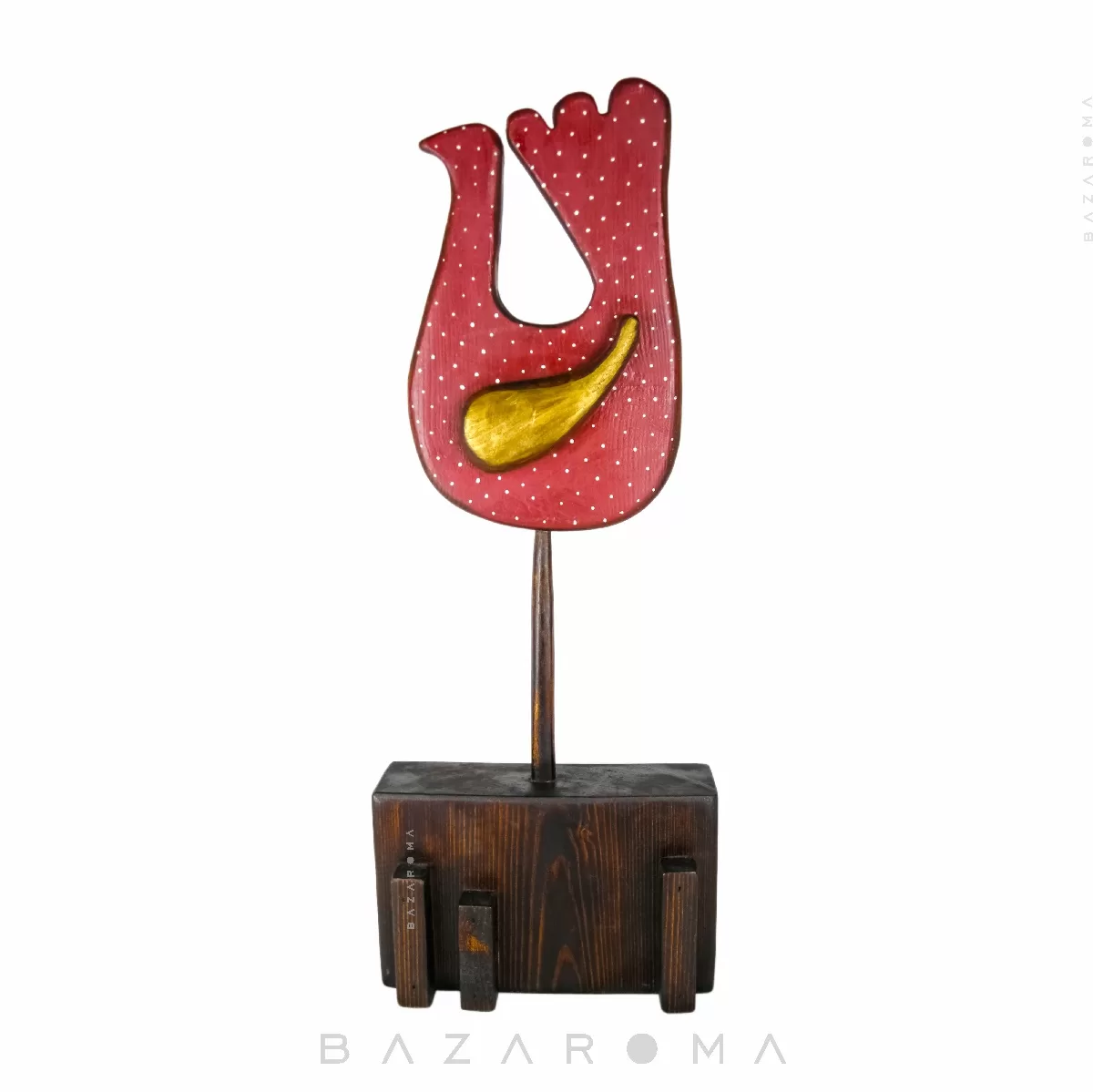 استند دستساز چوبی تزئینی مدل ناریا