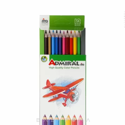 خرید اینترنتی مداد رنگی 12 رنگ آدمیرال ADMIRAL بازاروما
