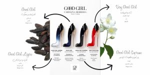 بررسی تخصصی عطر گودگرل کارولینا هررا ----infographic-- Good Girl by Carolina Herera فروشگاه بازاروما Bazaroma