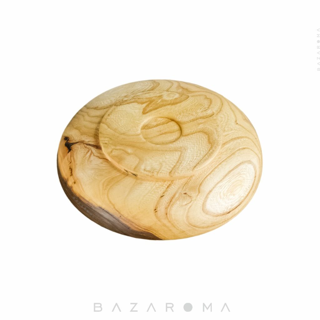 مشخصات اینترنتی بشقاب چوبی گود سایز بزرگ کد 01 bazaroma