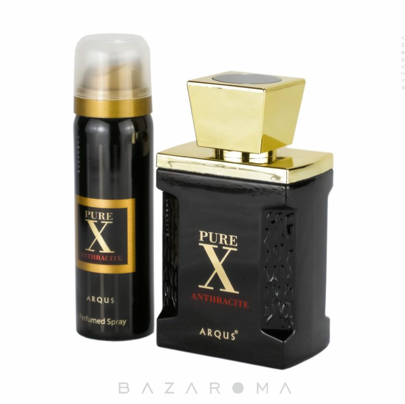 پک ادوپرفیوم آرکاس پیور ایکس 100ml Lamuse Pure X EDP Pack بازاروما