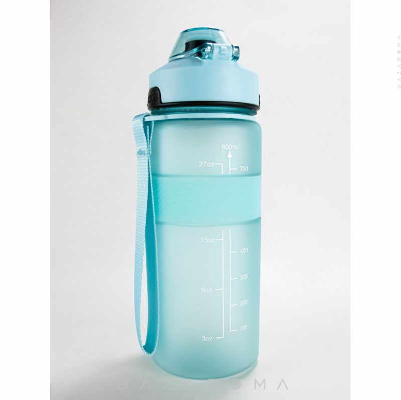 قمقمه ورزشی نشکن برند Sportscup رنگ تیفانی ظرفیت 800 ML