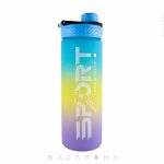 مشخصات خرید قمقمه پاستلی دو رنگ SPORT LIFE آبی بنفش 1000 ML بازاروما