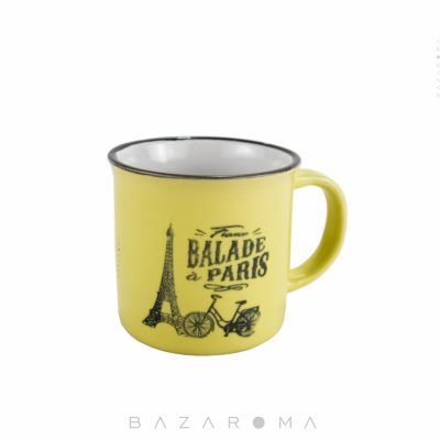 شات قهوه خوری 340 میل زرد مدل PARIS BALADE
