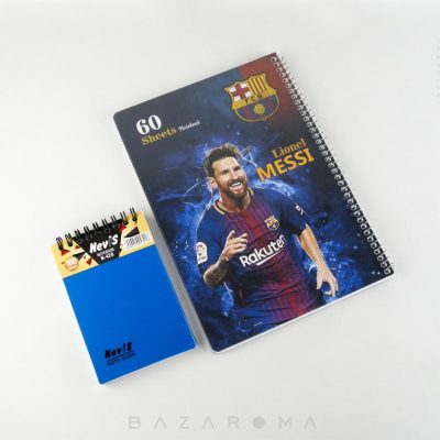 بسته 4 عددی دفتر مشق پسرانه Leo Messi