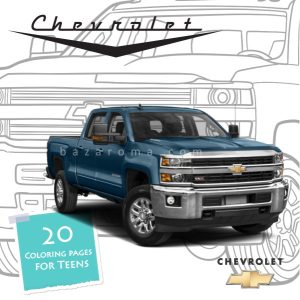 ۲۰ تصویر ماشین شورلت مناسب رنگ آمیزی Chevrolet