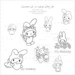 دانلود 22 طرح مای ملودی برای رنگ آمیزی کودکان بازاروما