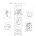 ۱۴ رنگ آمیزی آموزشی منظومه شمسی مناسب کودکان بازاروما